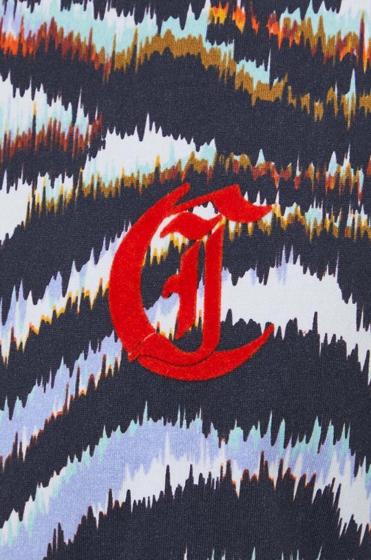 Just Cavalli t-shirt bawełniany 76OAHE09.CJ118 multicolor
