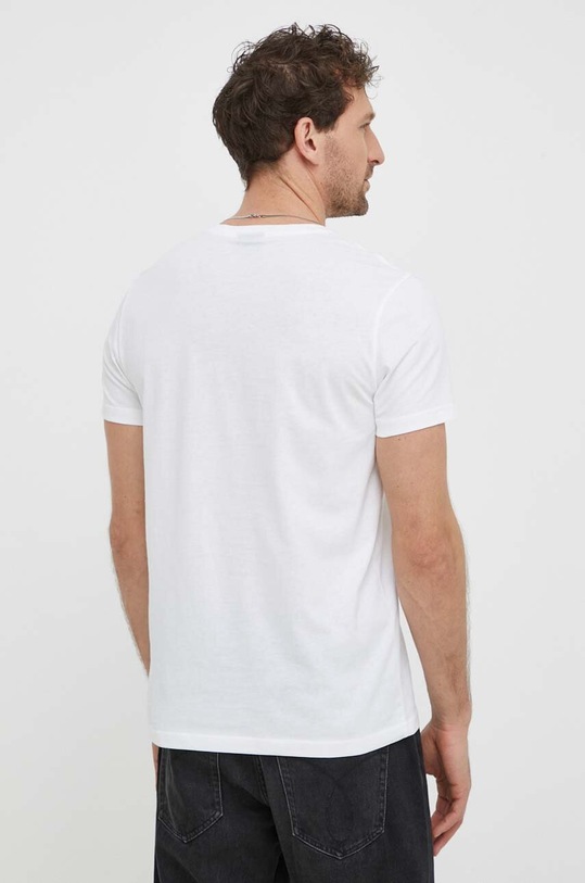 Îmbrăcăminte PS Paul Smith tricou din bumbac M2R.785YZ.M20064 alb