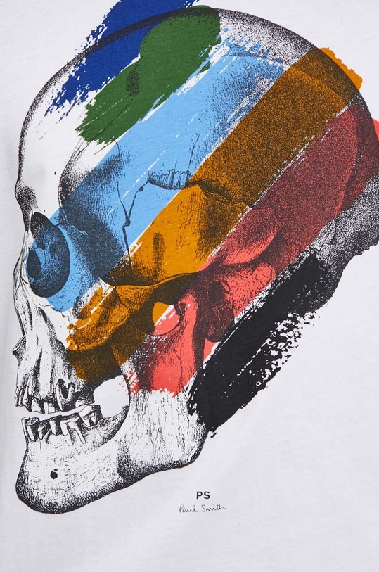PS Paul Smith t-shirt bawełniany M2R.011R.MP4443 biały