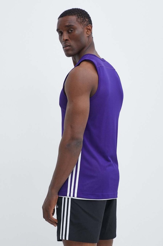 Obojstranné tréningové tričko adidas Performance 3G Speed fialová DY6591