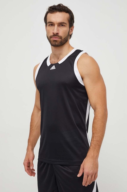Majica kratkih rukava za trening adidas Performance Icon Squad Planet friendly crna HF6719