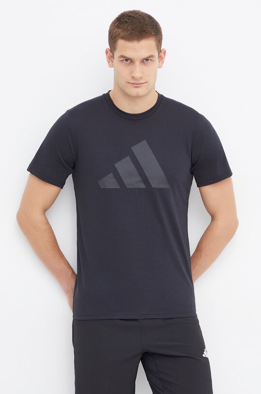 Majica kratkih rukava za trening adidas Performance TR-ES print crna IB8274
