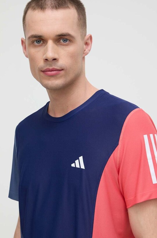 Бігова футболка adidas Performance Own the Run темно-синій IK4997