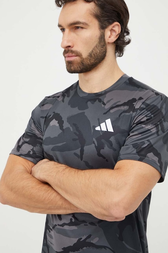 adidas Performance t-shirt treningowy Training Essentials IM7449 szary SS24