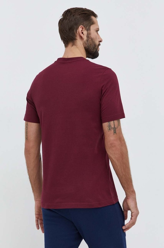 Odzież adidas t-shirt bawełniany IM8317 bordowy