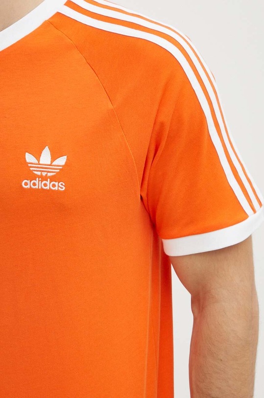 adidas Originals t-shirt bawełniany IM9382 pomarańczowy