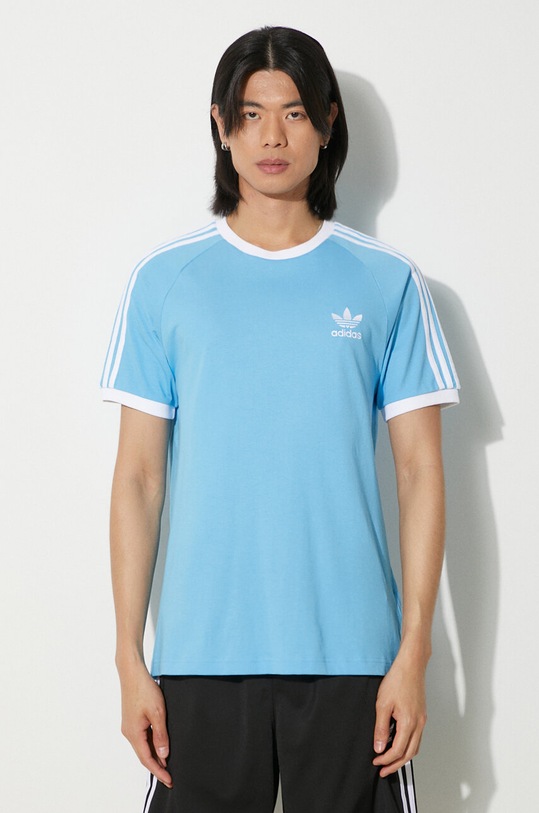 adidas Originals t-shirt bawełniany bawełna niebieski IM9392