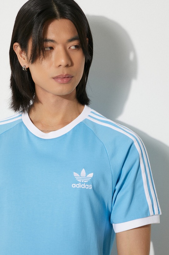 adidas Originals t-shirt bawełniany IM9392 niebieski