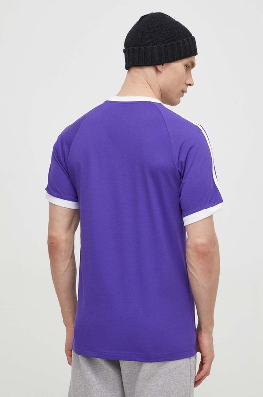 Odzież adidas Originals t-shirt bawełniany 3-Stripes Tee IM9394 fioletowy