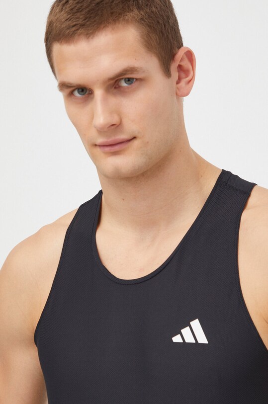 adidas Performance tricou de alergare Own The Run negru IN1499