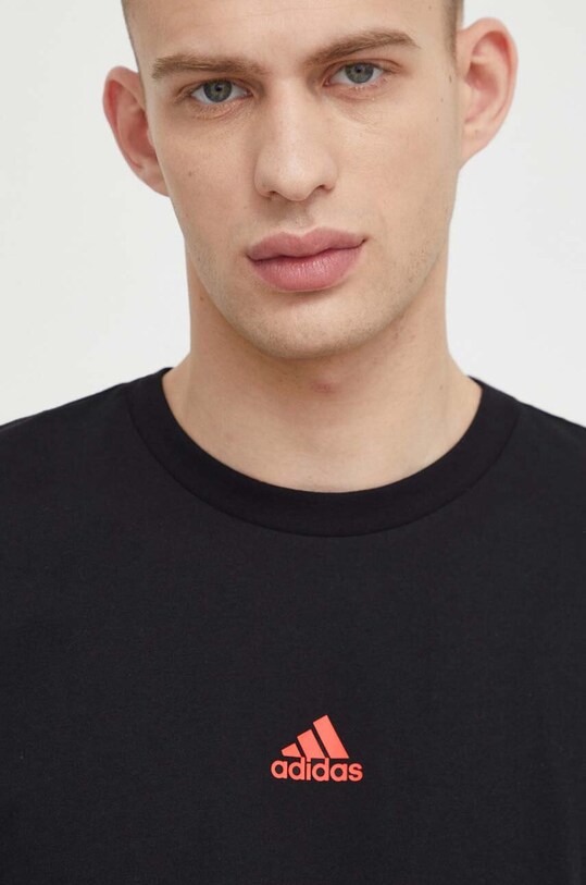 Хлопковая футболка adidas TIRO чёрный IN6256