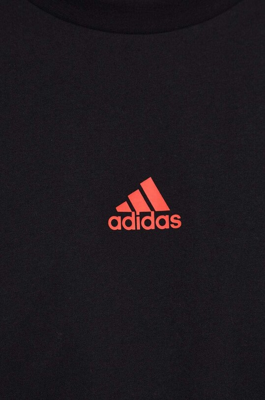 Хлопковая футболка adidas TIRO IN6256 чёрный
