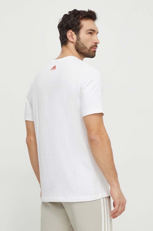 Одежда Хлопковая футболка adidas TIRO IN6257 белый