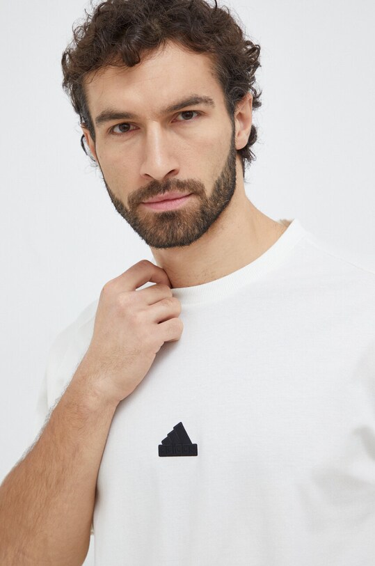 adidas t-shirt Z.N.E beżowy IN7097