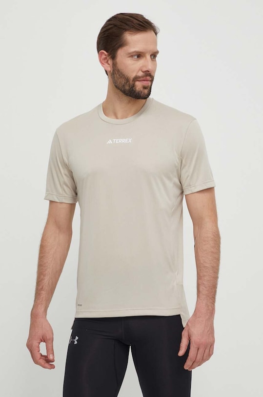adidas TERREX sportos póló Multi sima bézs IP4779