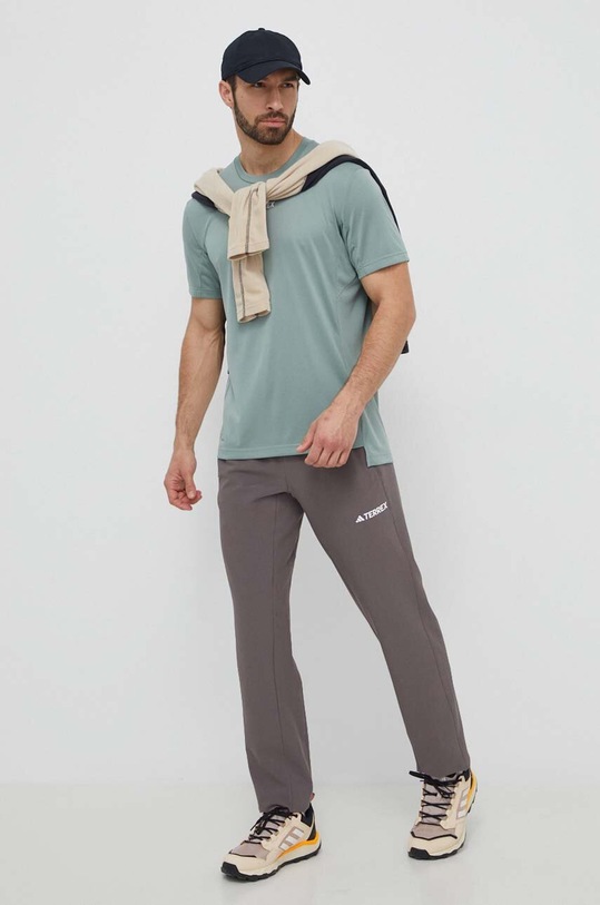 adidas TERREX t-shirt sportowy IP4781 zielony SS24