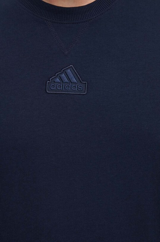 Bavlnené tričko adidas IR5265 tmavomodrá