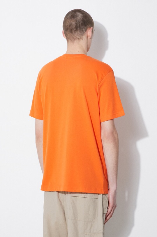 Oblečenie Bavlnené tričko adidas Originals IR8000 oranžová