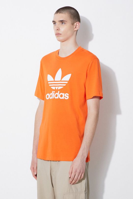 Pamučna majica adidas Originals narančasta IR8000