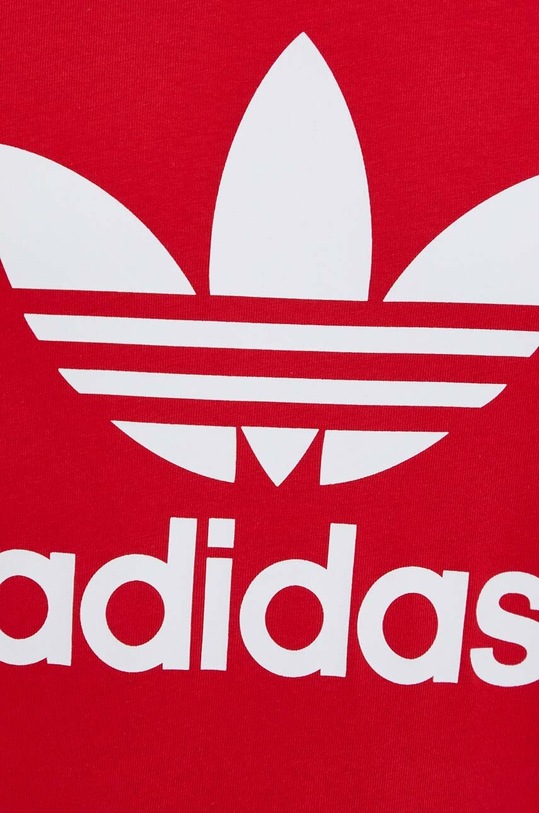 adidas Originals tricou din bumbac Trefoil IR8009 rosu
