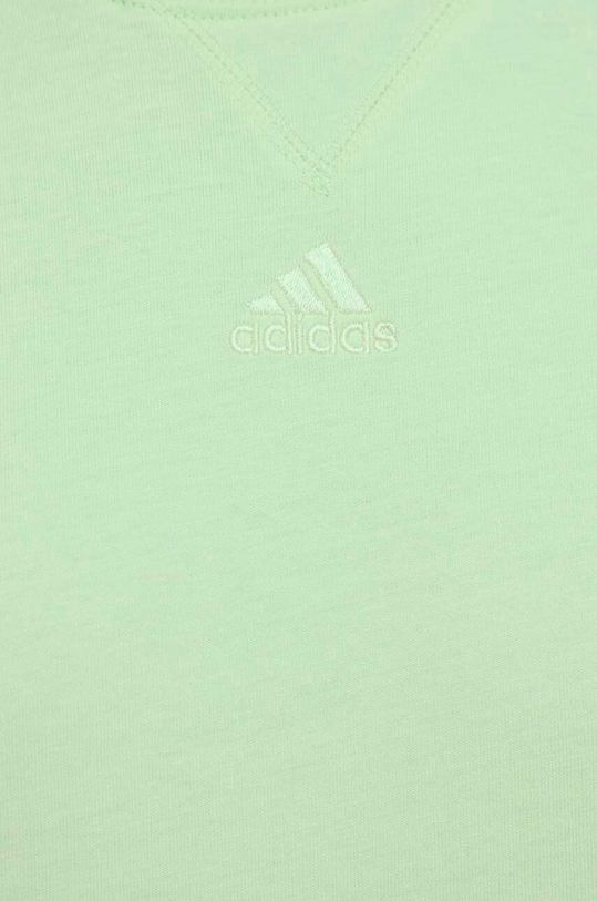Βαμβακερό μπλουζάκι adidas Shadow Original IR9111 πράσινο