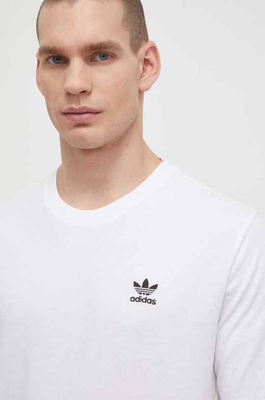 adidas Originals tricou din bumbac Essential Tee alb IR9691