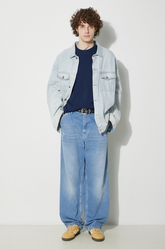 adidas Originals cotton t-shirt Essential Tee IR9693 navy SS24