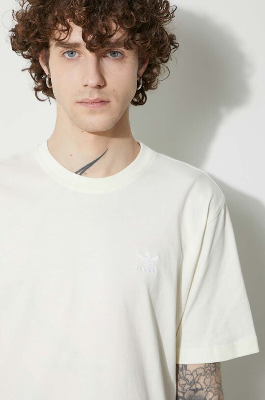 Bavlněné tričko adidas Originals Essential Tee IR9694 žlutá