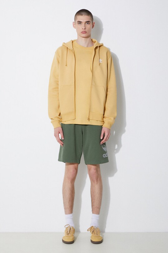 Хлопковая футболка adidas Originals IR9695 жёлтый SS24
