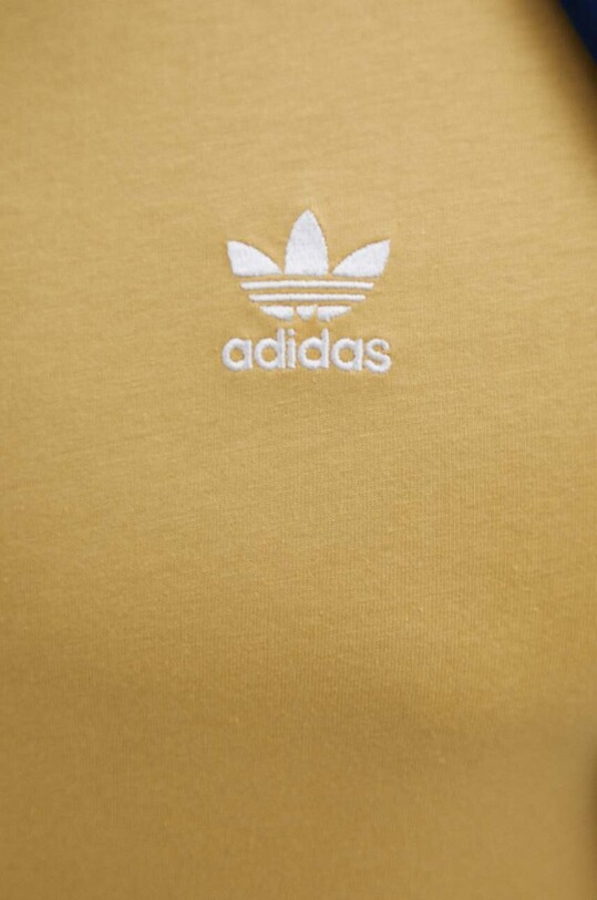 Бавовняна футболка adidas Originals IR9695 жовтий