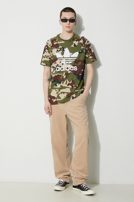 adidas Originals t-shirt in cotone IS0215 verde SS24