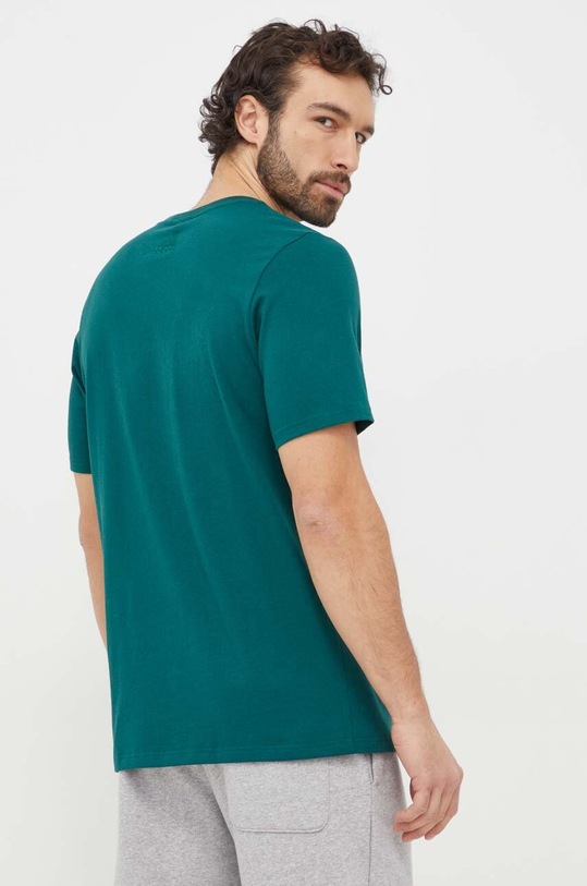 Odzież adidas t-shirt bawełniany Essentials IS1300 zielony