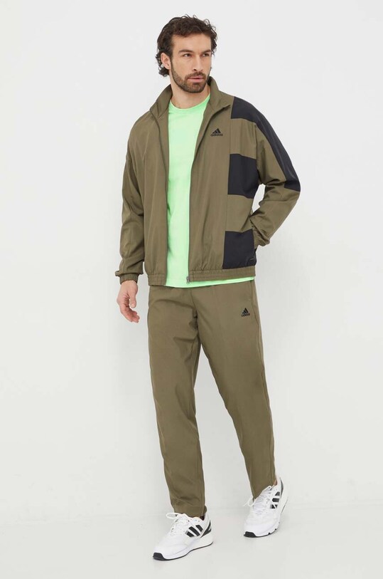 adidas pamut póló IS1315 zöld SS24