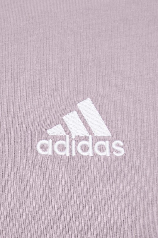 Bavlnené tričko adidas IS1331 fialová