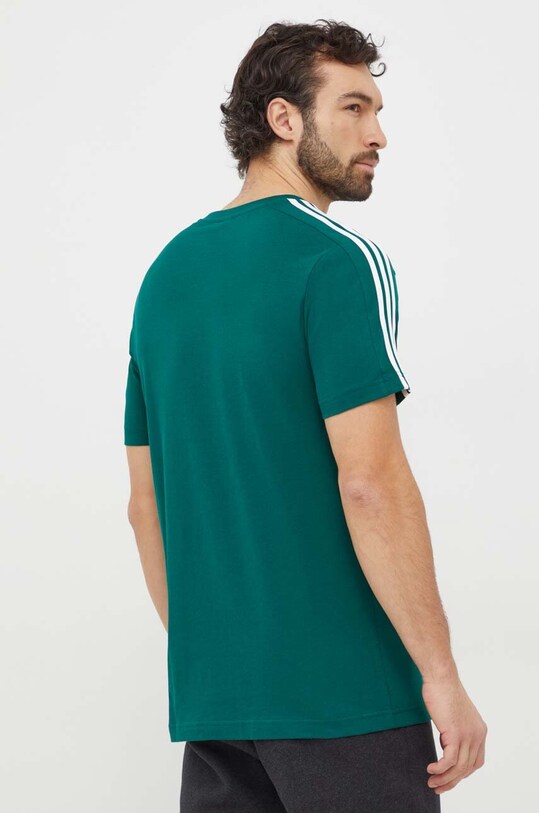 Дрехи Памучна тениска adidas IS1333 зелен