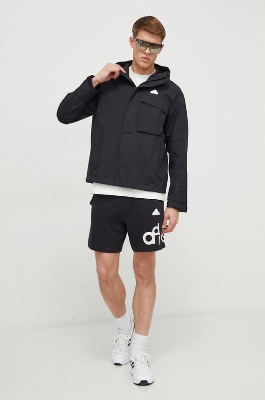 Bavlnené tričko adidas IS1992 béžová SS24