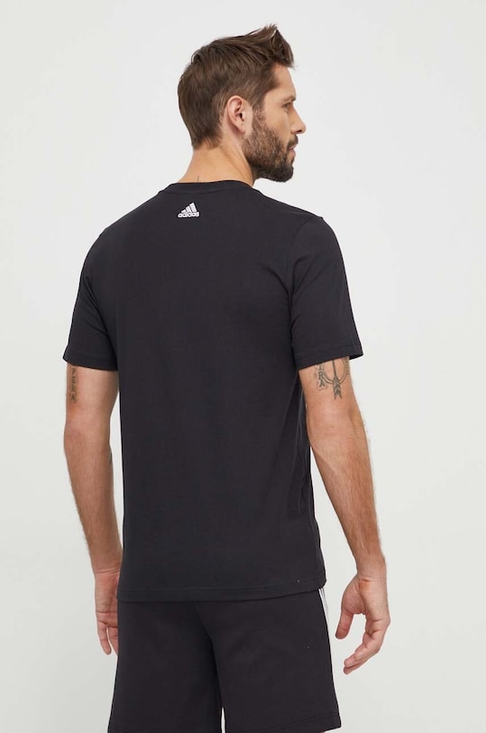 Одежда Хлопковая футболка adidas TIRO IS2877 чёрный