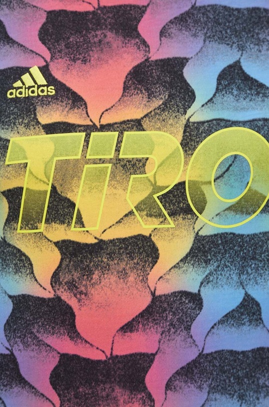 Бавовняна футболка adidas TIRO IS2879 барвистий