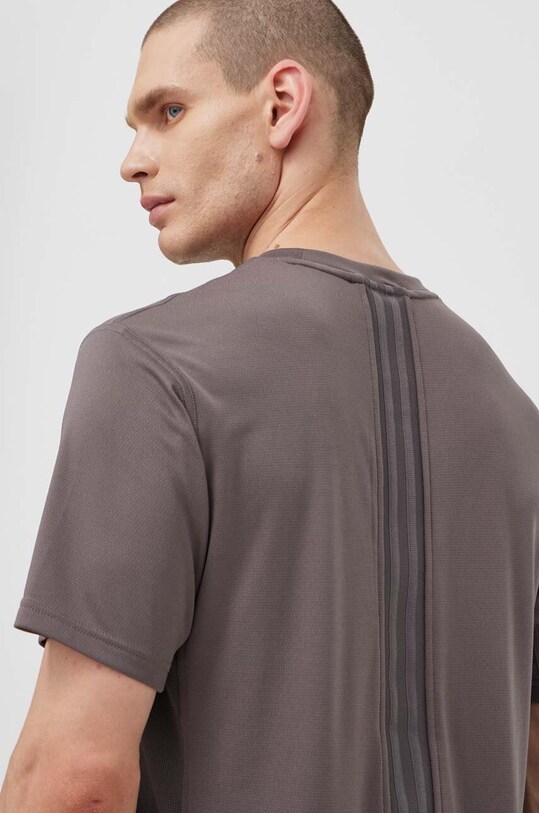 adidas Performance t-shirt treningowy HIIT 3S IS3720 szary
