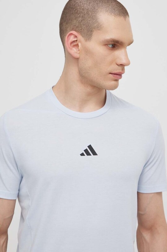 Тренувальна футболка adidas Performance D4T блакитний IS3829