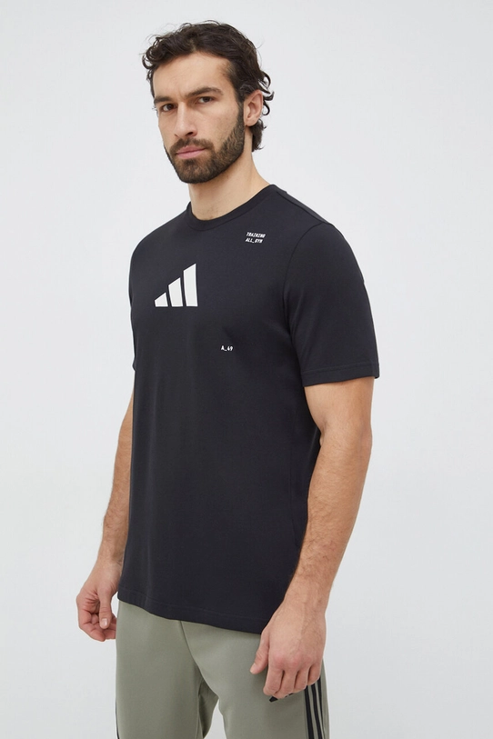 Odzież adidas Performance t-shirt treningowy IT1497 czarny