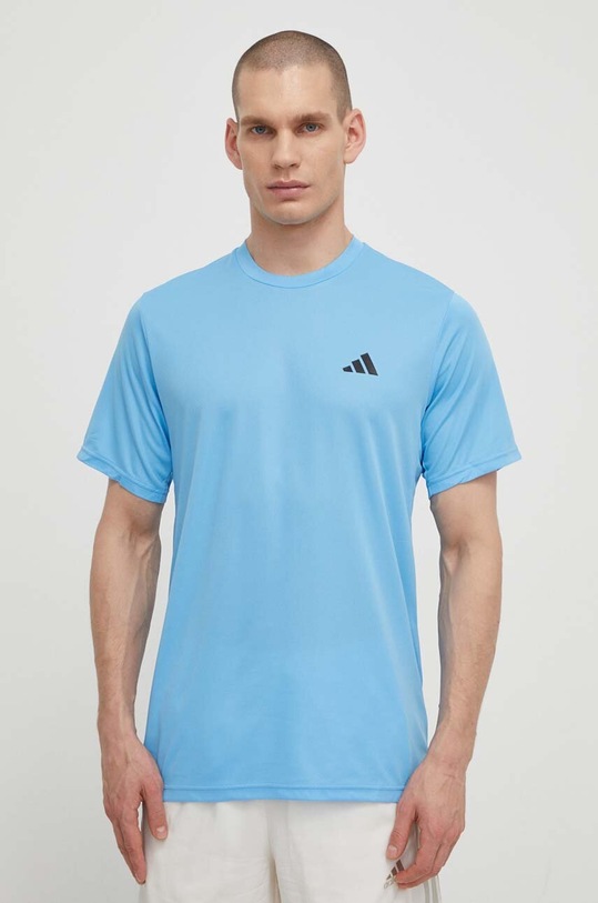 Тениска за трениране adidas Performance Training Essentials стандартна син IT5398