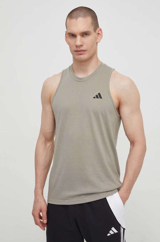 adidas Performance t-shirt treningowy Training Essentials pozostałe zielony IT5426