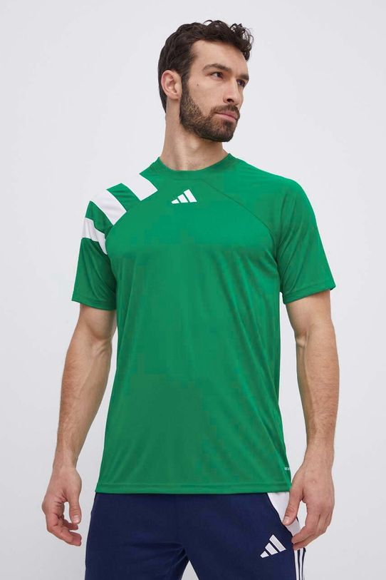 Tréningové tričko adidas Performance Fortore 23 nášivka zelená IT5655