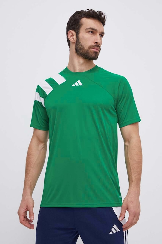 adidas Performance tricou de antrenament Fortore 23 imprimeu verde IT5655