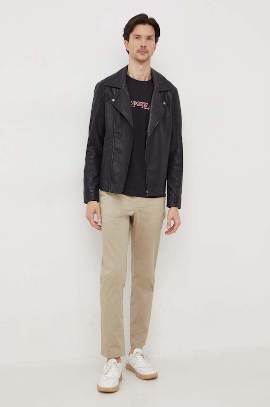 Бавовняна футболка Joop! 30040048 чорний SS24