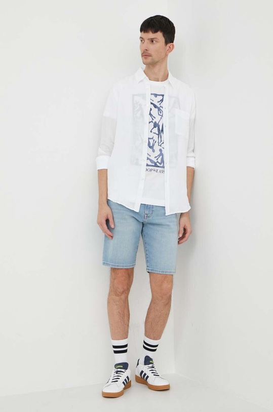 Joop! t-shirt bawełniany Cyrill 30042424 biały SS24