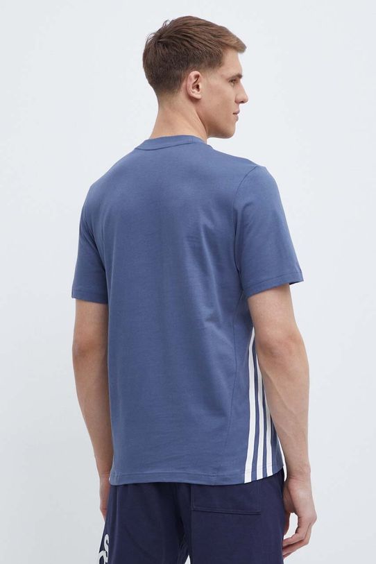 Odzież adidas t-shirt bawełniany IX5199 niebieski