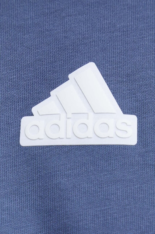 Bavlnené tričko adidas IX5199 modrá