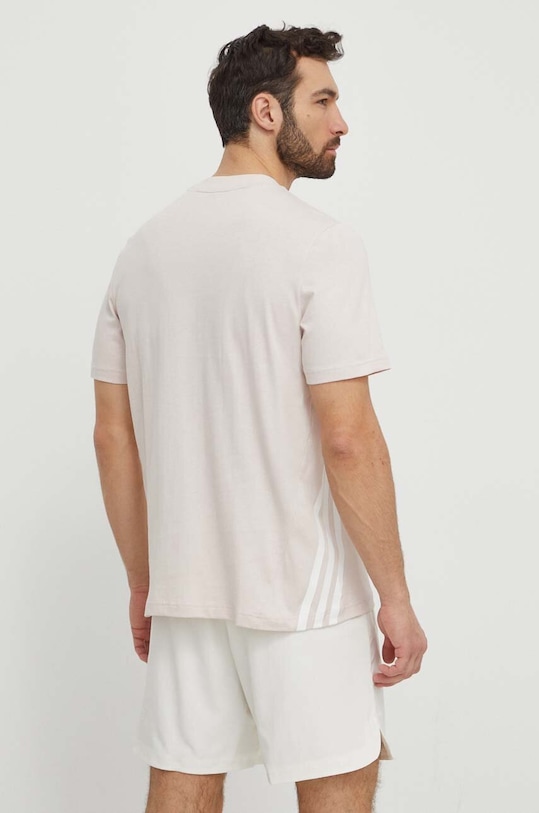 Bavlnené tričko adidas ružová IX5201